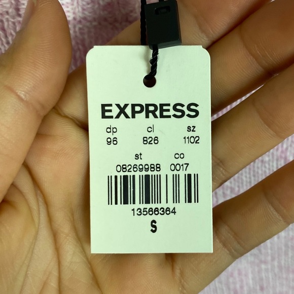 Express Marled Asymmetrical Pullover Sweater - Picture 3 of 6